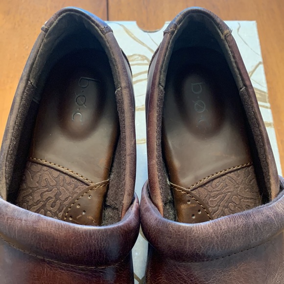 Gently worn Boc slip on brown shoes/clogs. - Picture 6 of 7